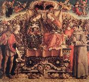 CRIVELLI, Carlo Coronation of the Virgin dgfd oil painting